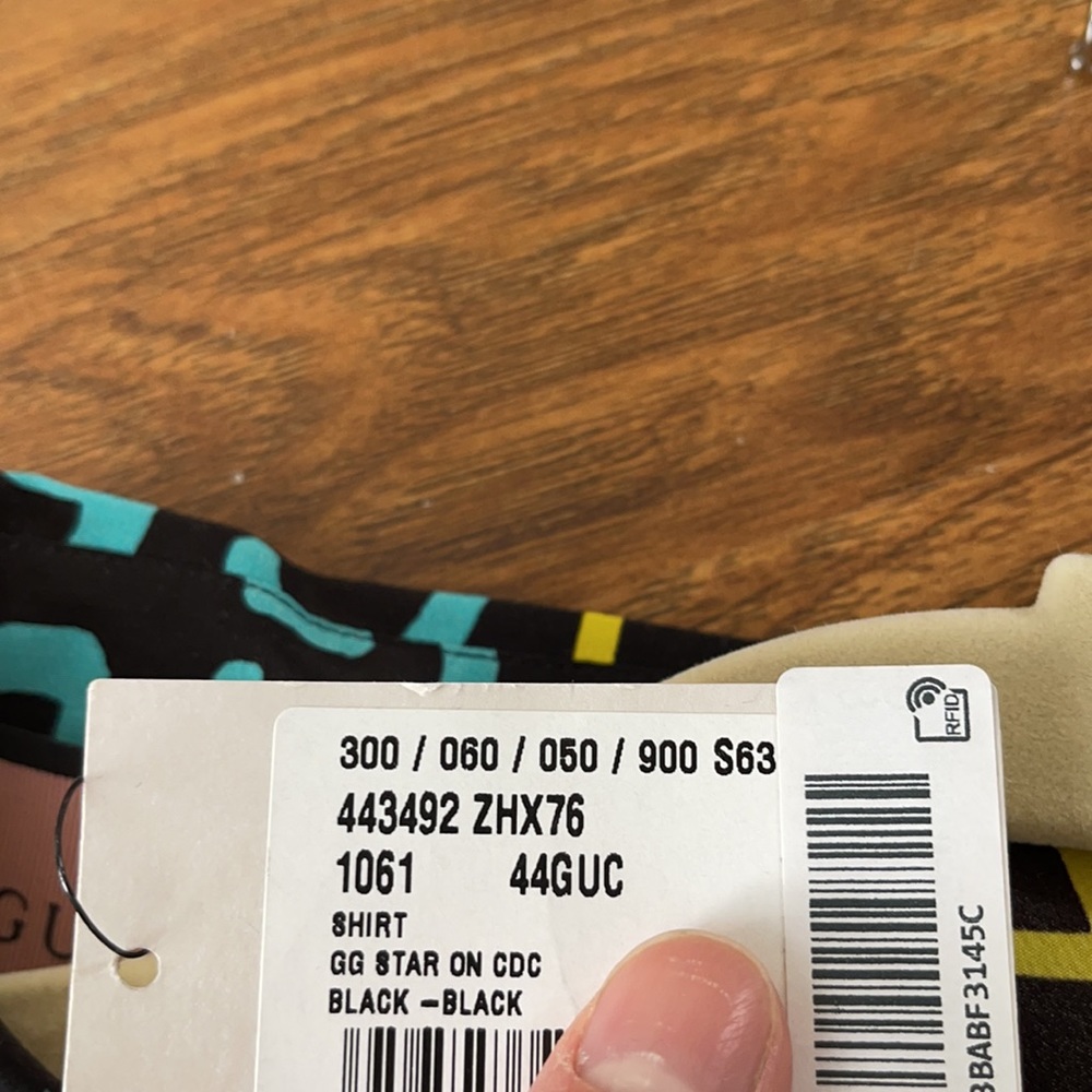 NEW Gucci Ghost 2016 silk button down top - Picture 10 of 11